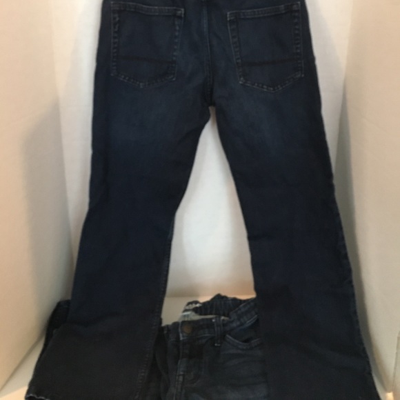 Cat & Jack Boys’ Dark Wash Jeans 14 Straight - Picture 7 of 9